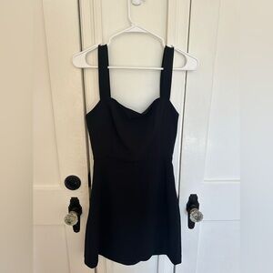 Wilfred Strapless Black Dress